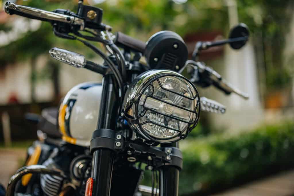 Black Headlight Grill Bear 650 GV Bikes 1990522 2