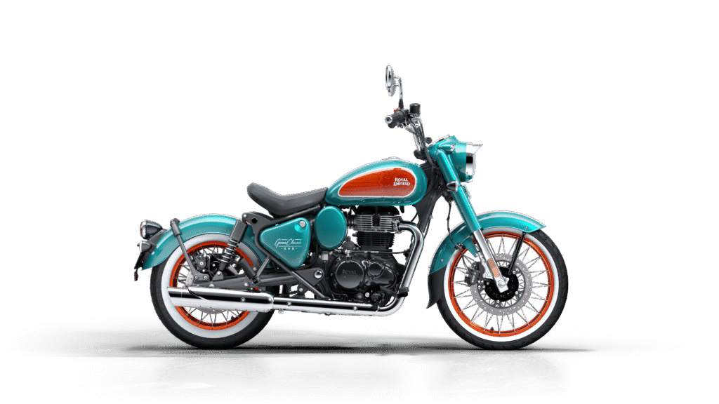 Royal Enfield 100 Goan350 Master RHS Profile TripTeal 240725132208