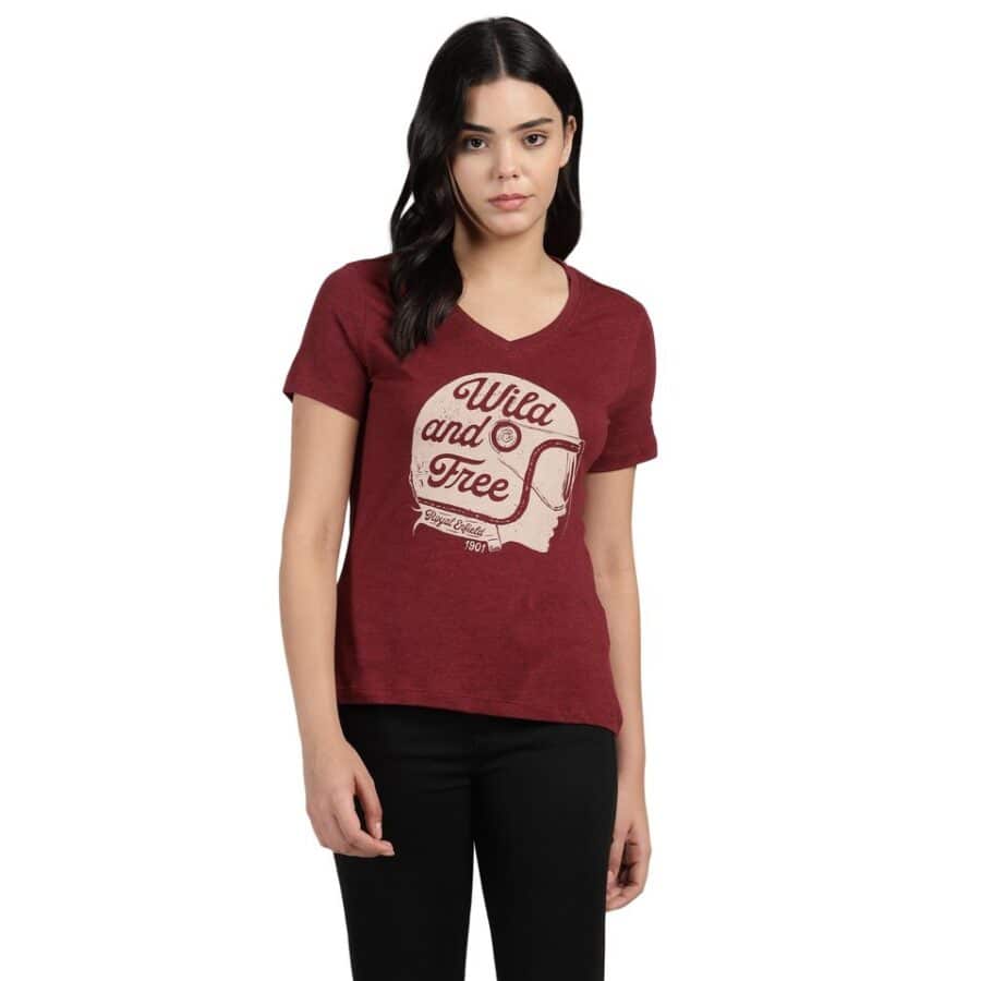 Wild & Free Women's T-Shirt Red