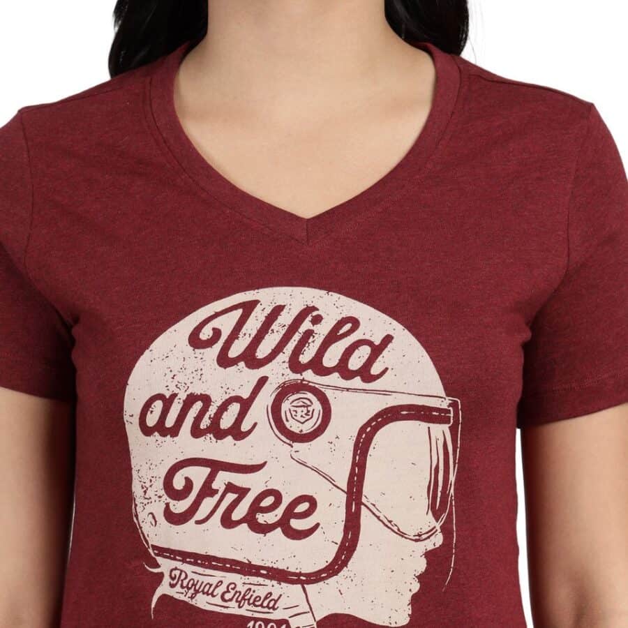 Wild & Free Women's T-Shirt Red 4 Wild & Free Women's T-Shirt Red - Image 4