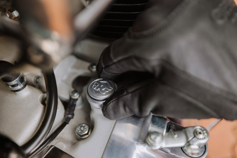 Silver Oil Filler Cap - Image 2