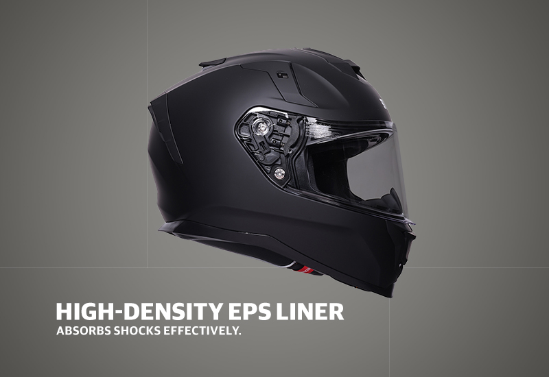 Royal Enfield Swift Full Face Solid Helmet 4 Royal Enfield Swift Full Face Solid Helmet - Image 4