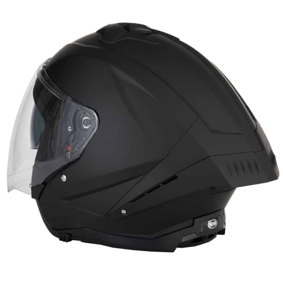 Vcan H599 Matte Black Open Face Helmet - Image 2